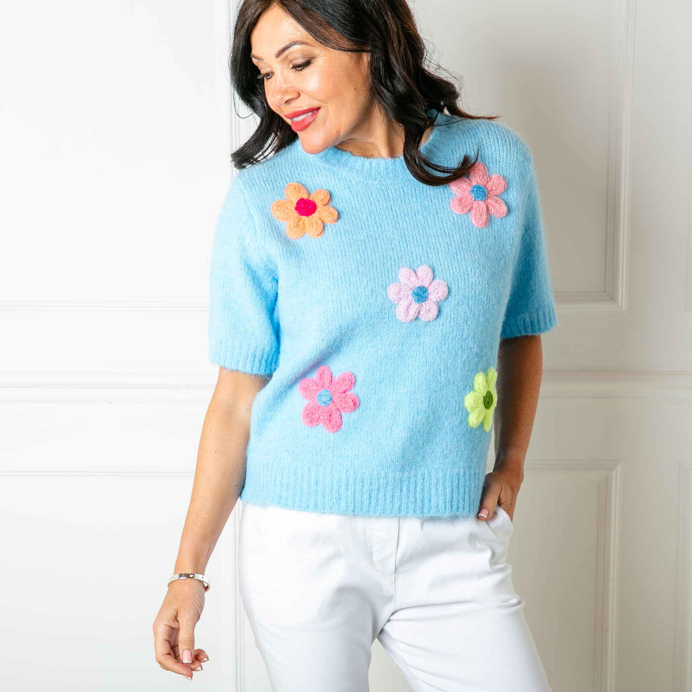 Short Sleeve Daisy Jumper